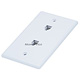 Image of Wall Plate Jacks 6P4C Double - Smooth Type