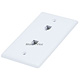 Image of Wall Plate Jacks 6P6C Double - Smooth Type