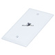 Image of Wall Plate Jacks 6P6C Single - Flush Type