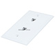 Product image for Wall Plate Jacks 6P6C Double - Flush Type
