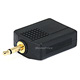 3.5mm Mono Plug to 2 x 6.35mm (1/4 Inch) Mono Jack Splitter Adaptor - Gold Plated