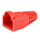 Product image for [50pcs] RJ-45 Color Coded Strain Relief Boots - Red