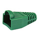 Product image for [50pcs] RJ-45 Color Coded Strain Relief Boots - Green