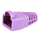 Product image for [50pcs] RJ-45 Color Coded Strain Relief Boots - Purple