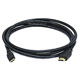6ft 30AWG High Speed HDMI® Cable With Ethernet - HDMI® Mini Connector to HDMI® Connector - Black