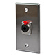 Image of 1/4 Inch TRS Stereo Jack One Port Zinc Alloy Wall Plate