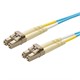 Image of 10Gb Fiber Optic Cable, LC/LC, Multi Mode, Duplex - 35 Meter (50/125 Type) - Aqua