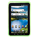 Silicone Case with Fingerprint Pattern for 7 inch Galaxy Tab - Green