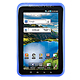 Silicone Case with Fingerprint Pattern for 7 inch Galaxy Tab - Blue