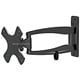 Image of 2-Way Adjustable Tilt & Swivel Wall Mount Bracket (Max 33 lbs, 13~23 inch), Black