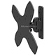 Image of 2-Way Adjustable Tilt & Swivel Wall Mount Bracket (Max 44 lbs, 17~37 inch) - Black