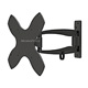 Image of 2-Way Adjustable Tilt & Swivel Wall Mount Bracket (Max 44 lbs, 17~37 inch), Black, UL Certified
