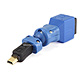 USB 3.0 B Female to USB 2.0 Mini-B 5pin Male Adapter (Gold Plated)