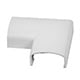 Product image for Left/Right Angle Cover for Cable Management - White