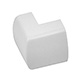 Product image for Outer Corner Cover for Cable Management - White