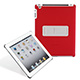 Image of Polycarbonate & Synthetic Leather Stand Case for iPad® 2 - Red