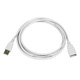 6ft USB 2.0 A Male to A Female Extension 28/24AWG Cable (Gold Plated) - WHITE