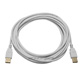 15ft USB 2.0 A Male to A Male 28/24AWG Cable (Gold Plated) - WHITE