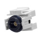 Image of Keystone Jack - Toslink Female to Female Coupler Adapter (White)