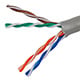 Product image for 1000FT 24AWG Cat5e 350MHz UTP Stranded, In-Wall Rated (CM), Bulk Ethernet Bare Copper Cable - Gray