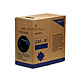 Product image for CAT5e Plenum Solid 350MHz 1000FT  Bulk 24AWG Cable - Blue