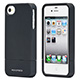 Image of Polycarbonate Soft Touch Case for iPhone® 4/4s - Metallic Black