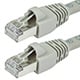 35FT 24AWG Cat6A 500MHz STP Bare Copper Ethernet Network Cable - Gray