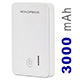 Product image for External Battery Pack and Charger for iPad®, iPhone®, iPod®, and other USB Mobile Devices (3000mAh) - White