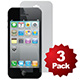 Product image for Screen Protector (3-Pack) w/ Cleaning Cloth for <font color=red>iPhone� 5</font> - Matte Finish