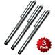 Product image for 4.5" Aluminum Stylus (3-Pack) for all iPadŽ, iPhoneŽ, iPodŽ, Tablets, and SmartPhones - Silver