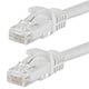 5FT FLEXboot Series 24AWG Cat6 550MHz UTP Bare Copper Ethernet Network Cable - White