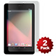 Screen Protector (2-Pack) w/ Cleaning Cloth for Nexus 7® - Transparent Finish