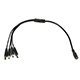 DC Power Splitter 1 Female to 4 Male