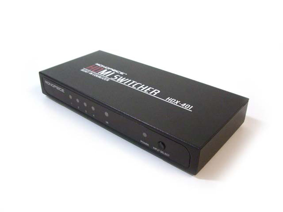 Large Product Image for 4X1 Enhanced HDMI Switch with built-in Equalizer (REV.2.5)