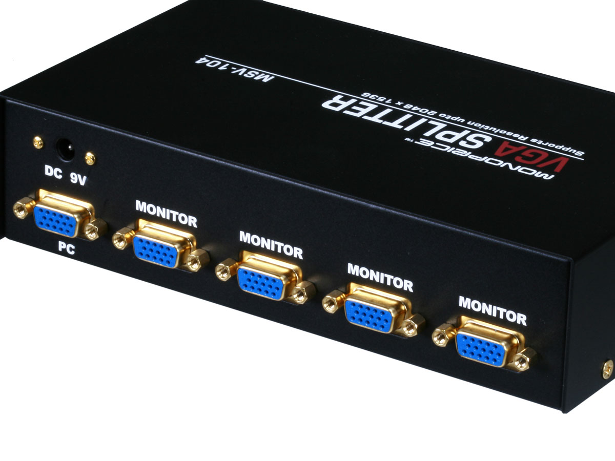 4 way audio splitter