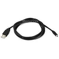 Product Image for 6ft USB 2.0 A Male to Mini-B 4pin Male 28/28AWG Cable