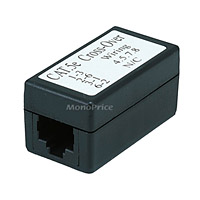 Product Image for Inline Coupler Cat5e Jack Black, Crossover