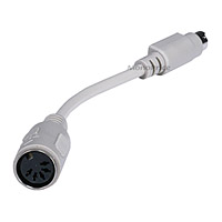Product Image for DIN5F/MDIN6M, AT to PS/2 - 6 Inches