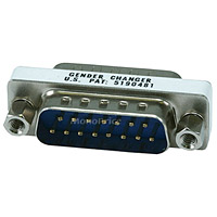 Product Image for DB15 M/M,Mini Gender Changer 