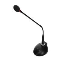 Monoprice Commercial Audio Desktop Conferencing and Paging Microphone with On/Off Button (NO LOGO)