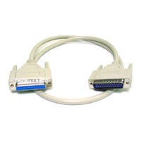 Product Image for 100ft DB25 M/F Molded Cable