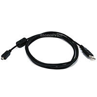 Product Image for 6ft A to Mini-B 8pin USB Cable w/ ferrites for Nikon Coolpix 775 and Olympus D40,C40