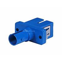 Product Image for Multimode ST/SC Simplex Fiber Optic Adaptor, Plastic Body 