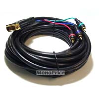 Product Image for 50ft M1-A to 3 RCA Component Video Cable (M1-A - 3-RCA) 