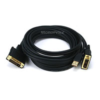 Product Image for 12ft 28AWG DVI-D & USB (A Type) to M1-D (P&D) Cable - Black  