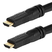 Product Image for 25ft 22AWG CL2 Silver Plated High Speed HDMI� Cable - Black 