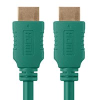 Product Image for 10ft 28AWG High Speed HDMI� Cable w/Ferrite Cores - Green 