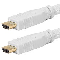 Product Image for 15ft 24AWG CL2 High Speed HDMI® Cable w/ Net Jacket - White