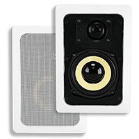 Product Image for 5-1/4 Inches Kevlar 2-Way In-Wall Speakers (Pair) - 50W Nominal, 100W Max 