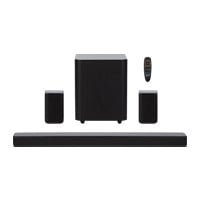 Monoprice SB-500 Dolby Digital 5.1 Soundbar with Wireless Surround Speakers and Wireless Subwoofer, 2 HDMI Inputs, 4K HDR Pass-Through, Optical, Coax, ARC, Remote